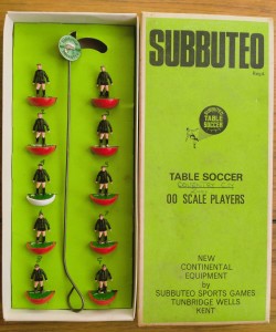 VINTAGE 1960s BOXED SUBBUTEO CONTINENTAL OO SCALE HW 'COVENTRY' FOOTBALL TEAM for sale on Ebay