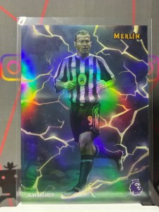2025-26 Topps Merlin Premier League Alan Shearer Mythical Art Case Hit Newcastle for sale on Ebay
