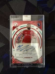 Topps Prestine Mohamed Salah Autograph 4/5 Colour Match Liverpool for sale on Ebay