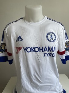 adidas Chelsea player issue premier league Away Shirt 15/16 Cesc Fabregas signed for sale on Ebay