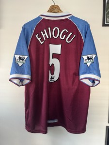 Aston Villa 1998-99 Home Football Shirt Men’s Large #5 EHIOGU Premier League for sale on Ebay