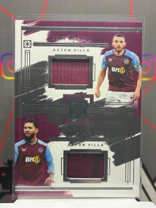 2023-24 panini impeccable John Mcginn / Douglas Luiz dual patch /99 Aston Villa for sale on Ebay