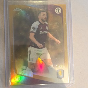 Topps Chrome John McGinn #28 Aston Villa UEFA Europa League 15/50 (2026) for sale on Ebay