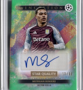 Morgan Rogers Auto /99 - Aston Villa - 2024-25 Topps Inception UCC  for sale on Ebay