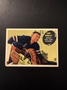 1961-62 TOPPS HOCKEY #50 LORNE(GUMP) WORSLEY-NY RANGERS EX! for sale on Ebay