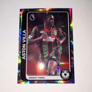 Topps Premier League Retro Threads Insert Dwight Yorke Aston Villa RT 2 26/27 for sale on Ebay