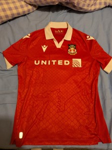 Wrexham AFC Home Shirt 24/25 Size Medium Genuine Authentic Great Condition for sale on Ebay