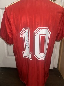 Jan Molby  Signed liverpool 1986 FA cup final shirt  *private signing* SECONDS for sale on Ebay