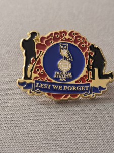 Oldham Athletic badge  for sale on Ebay