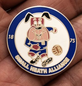 RARE BIRMINGHAM CITY BEAU BRUMMIE SMALL HEATH ALLIANCE LARGE ENAMEL PIN BADGE for sale on Ebay
