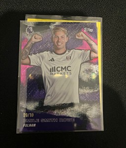 Topps Serial Numbered Emile Smith Rowe Fulham Premier League Card 09/10 for sale on Ebay