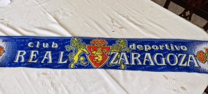 Vintage Real Zaragoza Scarf for sale on Ebay