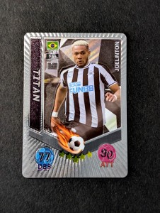 JOELINTON Brazil Newcastle United - TITAN Five Stars SILVER WORLD FOOTBALL STARS for sale on Ebay