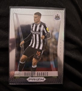 2012 Panini Prizm Premier League Prizm Flashback Harvey Barnes #26 Newcastle for sale on Ebay