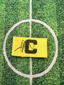 Andy Cole Of England, Manchester Utd & Newcastle Signed Captain Armband wCOA for sale on Ebay