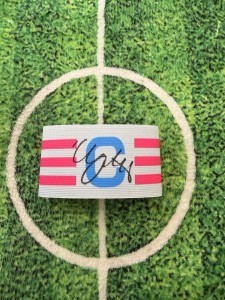 Nicky Butt Of England, Manchester Utd & Newcastle Signed Captain Armband wCOA for sale on Ebay