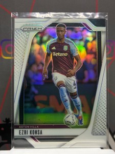2024-25 panini prizm premier league Ezri Konsa white /35 Aston Villa for sale on Ebay