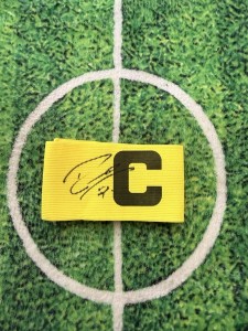 Raheem Sterling Of England, Liverpool & Man City Signed Captain Armband wCOA for sale on Ebay