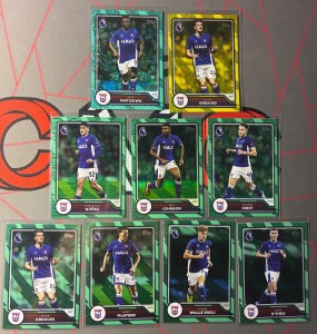 2026-27 topps flagsh premier league green voltage + /499 + 299 bundle Ipswich for sale on Ebay