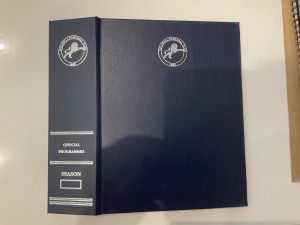 10 New Style Millwall Football Programme Binders With Faults for sale on Ebay