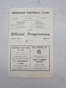 Andover V Torquay United Reserves 22.4. 1967 + New Sheet - Western League for sale on Ebay