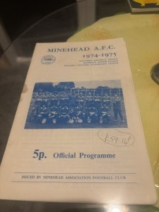 Minehead v Weymouth FA Cup 4th Qualifying Round Match Programme Season 1974-1975 for sale on Ebay