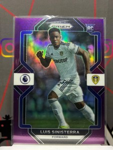 2022-23 panini prizm premier league Luis Sinisterra rc purple /49 Leeds United for sale on Ebay