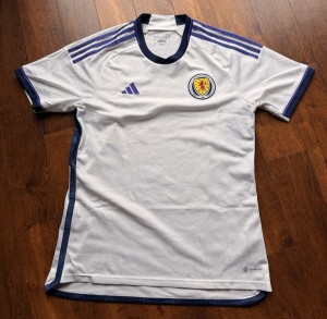 Scotland 2022/23 Away Football Shirt Adidas Mens Large L White Official for sale on Ebay