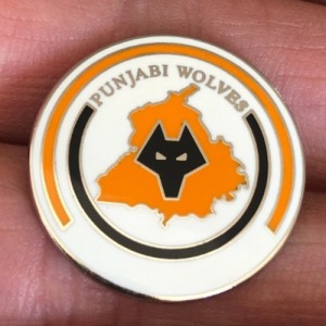 RARE WOLVERHAMPTON WANDERERS PUNJABI WOLVES SUPPORTERS CLUB ENAMEL PIN BADGE for sale on Ebay