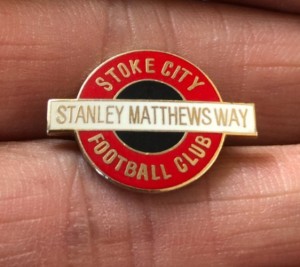 RARE STOKE CITY FC STANLEY MATTHEWS WAY TUBE SIGN ENAMEL PIN BADGE for sale on Ebay
