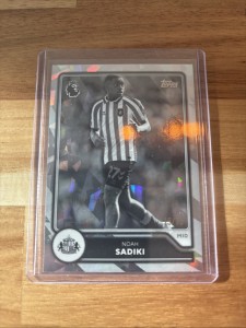 Noah Sadiki Sunderland 15/75 Topps Premier League Flagship 26/27 for sale on Ebay