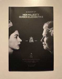 Aston Villa FC Football Programme Memory Of Queen Elizabeth ll Southampton 2022 for sale on Ebay