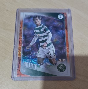 Topps 2025-26 UEFA Club Competitions Reo Hatate #40 Celtic FC /25 for sale on Ebay