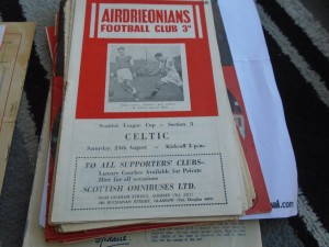 AIRDRIEONIANS V CELTIC SCOTTISH LEAGUE CUP AUGUST 24 NO YEAR SEEN for sale on Ebay