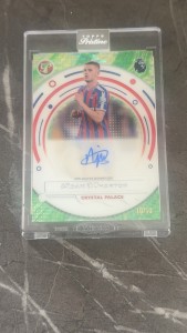 Topps Pristine Adam Wharton Auto /10 Bookend Crystal Palace FC Autograph for sale on Ebay