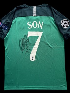 Rare Son Heung Min Signed Tottenham Hotspurs Football Shirt for sale on Ebay