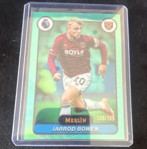 topps merlin premier league jarrod bowen west ham united #189 008/199 for sale on Ebay