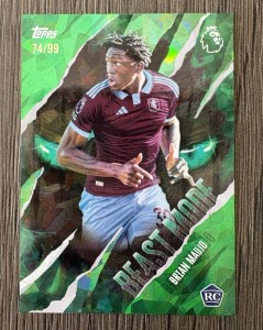 Brian Madjo Beast Mode 74/99 Aston Villa Rookie Card 26/27 Topps Flagship for sale on Ebay