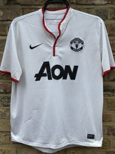 Manchester United Away Shirt Vidic 15 Size L 08/09 Season Good Condition Genuine for sale on Ebay