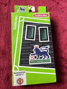 vintage 1990s Subbuteo F.A. Premier League Manchester United's away kit for sale on Ebay