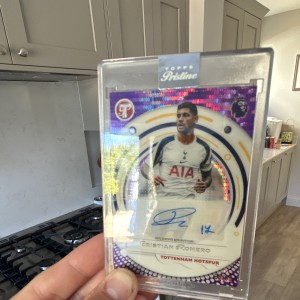 Topps Pristine PL 2026 Tottenham Hotspur - Cristian Romero Auto 38/99 for sale on Ebay