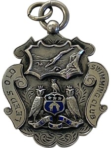Leeds Old Swimming Club Sterling Silver Medal 18 Grams Vintage Collectible for sale on Ebay