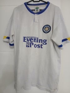LEEDS UNITED 1991/92 HOME FOOTBALL SHIRT/JERSEY RETRO SCORE DRAW MENS SIZE L for sale on Ebay