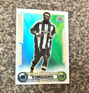 Topps Match Attax Premier League Obafemi Martins Newcastle United Limited NEW4 for sale on Ebay