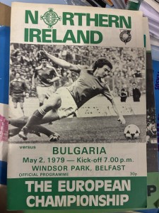 1979 Northern Ireland v Bulgaria for sale on Ebay