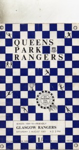 QUEENS PARK RANGERS V GLASGOW RANGERS (SCOTLAND) FRIENDLY 2/8/1969 for sale on Ebay