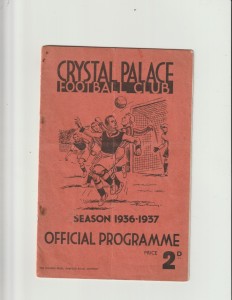 1936/37 Division 3 (South).Crystal Palace v Reading. for sale on Ebay