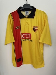 Watford Football Shirt Home Kit 1997/98 Size Medium for sale on Ebay