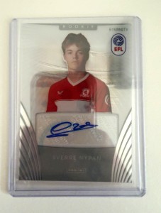 Panini Eternity EFL Rookie Autograph Sverre Nypan Middlesbrough AUT-R06 for sale on Ebay