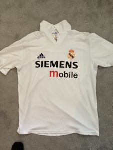 Real Madrid 2002/03 Centenary Home Shirt. Size - Adult Medium for sale on Ebay